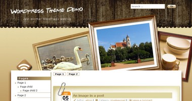 Wordpress Theme Photo Frame