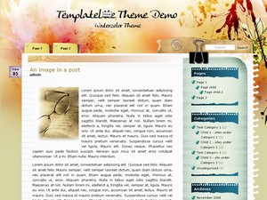 Watercolor Theme
